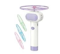 Genérico Flying Disc Toy Spinner - Glow Propeller Launcher Toy, Rechargeable Pet Play Device, Interactive Motion Activated Training Exercise Game Kit, Durable Light Up Disc Toys For Kitten Dogs