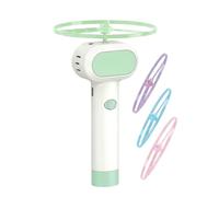 Genérico Flying Disc Toy Spinner - Glow Propeller Launcher Toy, Rechargeable Pet Play Device, Interactive Motion Activated Training Exercise Game Kit, Durable Light Up Disc Toys For Kitten Dogs