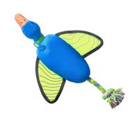 Genérico Flying Dog Toy Launcher - Interactive Squeaky Fetch Toy for Indoor Play | Soft Lightweight Tossing Toys for Home Apartment Bedroom Living Room Patio Balcony Lawn Training Exercise Fun