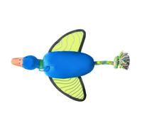 Genérico Flying Fetch Dog Toy, Colorful Squeaky Animal, Sturdy Soft Material with Fun Sound Feature, Pet Accessory with Lightweight Design, Interactive Toy Exciting Play, Puppy Gadget for Apartment