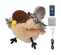 Generico Flying Flapping Bird, Interactive Cat Feather Toys, Catnip Toys for Cats, Realistic Cat Bird Toy, Soft and Cozy Flying Flapping Bird Interactive Toy with Catnip for All Cat Breeds