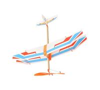 Genérico Flying Glider - Rubber Band Aircraft, Elastic Powered Plane, Propeller Kit, Outdoor Sport Activity, High Performance Toy, Large Model For Boys Girls Students Camping Garden