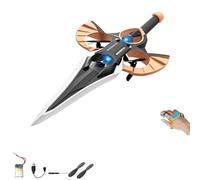 Genérico Flying Sword RC Glider, Remote Flying Sword, Remote Controlled Stunt, Drop-Resistant Material, 360° Stunt Flip, 3-Speed Control, Lightweight Easy to Fly (Gesture,1 Sword+1 Bettery)