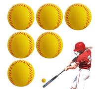 Genérico Foam Baseballs | 6 Pieces Soft PU Foam Safe Practice Training Toys