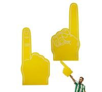 Genérico Foam Finger - Giant Foam Finger | Sports Foam Finger | 18 inch Sports Fan Foam Finger, Cheerleading Foam Finger, Blank Foam Hand, Cheerleading Props for Sports Events Games School Business