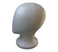 Genérico Foam Wig Head - Foam 27x15.2cm Mannequin Model | Display Holder For Wigs Hats Hairpieces | Arts Crafts Beauty Salon Hairdressing Practice And Home Styling Use In The Hairstyling Industry.