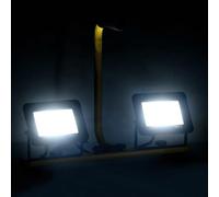 Genérico Foco LED con asa 2x30 W Blanco frío,Casa y jardín,Iluminación,Focos y reflectores-149650