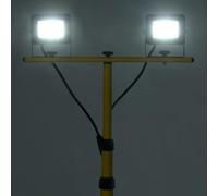 Genérico Foco LED con trípode 2x10 W Blanco frío,Casa y jardín,Iluminación,Focos y reflectores-149658