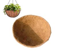 Genérico Fodera In Fibra Di Cocco,Naturale Rotondo Traspirante - Fodere In Fibra Di Cocco Da Cesti Fioriera,per Piantare Patio Balcone Casa Finestra Serra