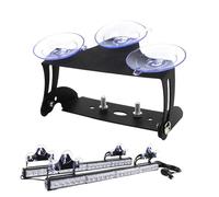 Genérico Fog Light Mounting Brackets Bumper - Strip Light Mounting Bracket, Led Work Lights Mount Bracket, Suction Cup Warning Lights Support Frame | Strip Lightt Mountings Shelf For Warning Lightt