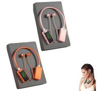 Genérico Foihletpath Sports Karaoke Bluetooth Earphones - Come with a Microphone, Wireless Sound Card Earphones Karaoke, New Upgraded Bluetooth Neck-Mounted Earbuds, for Live Streaming, Sports (#B)