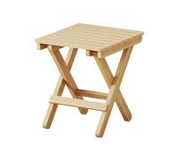 Generico Fold Up Step Stool - Wooden Utility Chair, Space Saving Seat, Household Support Furniture, Multipurpose Stool | Wooden Folding Stools Perfect Placement For Home Travel