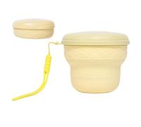 Genérico Foldable Camping Cup 200ml - Silicone Travel Mug with Stainless Steel Rim | Drinking Cup | Lightweight Outdoor Tumbler for Travel Road Trips Adventure Hiking Backpacking Fishing & Camping