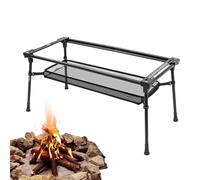 Genérico Foldable Camping Tables, Adjustable Lightweight Aluminum Alloy Portable Table, Compact Outdoor Dining Table for Home, Garden, Patio, Balcony, Climbing, Fishing, Beach