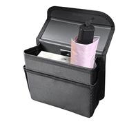 Genérico Foldable Car Trash Can - 7.87x5.91x2.95 Inches Auto Trash Can with Magnetic Lid | Backseat TrashCan | Car Storage Organizer | Leak-Proof Cars Seat Back Storage Bag for Cars, Trucks, Suvs