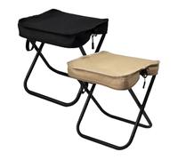 Genérico Foldable Chair, Portable Camping Seat, Outdoor Travel Stool, Lightweight Design, Built-In Carry Strap, Hiking Fishing Picnic BBQ, 10.24x9.45x10.24
