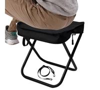 Genérico Foldable Chair, Portable Chair, 10.24x9.45x10.24 Inches Heavy Duty Support, Lightweight Beach Seat with Strap for Outside Camping Supplies Backpacking BBQ Travel Accessories