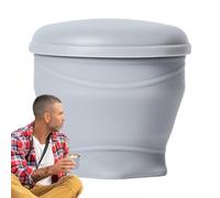 Genérico Foldable Cup - 2.99x2.87in Water Cup with Lid and Lanyard | 180ml Camping Mug | Reusable Mug for Coffee Brewing Juice Cold Drink Kitchen Beach Outdoor Picnic