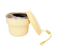 Genérico Foldable Cup,200ml Portable Mug - Camping Cup w Stainless Steel Rim | for Travelers Tourists Campers Hikers Fishermen Women Men Backpacking Fishing Road Trip Hotel