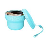 Genérico Foldable Cup - 200ml Portable Mug,Camping Cup With Stainless Steel Rim | Travelers Tourists Campers Hikers Fishermen Women Men Backpacking Fishing Road Trip Hotel