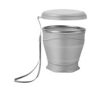 Genérico Foldable Cup - 8.8oz/260ml Food Grade Silicone Drinking Cups | Leakproof Cold Beverage Mug | Silicone Portable Drinking Cups For Camping Backpacking Outdoors Travel Women Men Kids Family