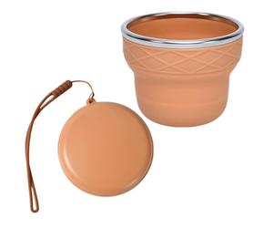 Genérico Foldable Cup - Drinking Mug for Outdoor Adventures | 200ml Portable Water Container with Compact Folding Design, Drink Container, Travel Drinkware for Camping Hiking Fishing Backpacking