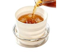 Genérico Foldable Cups - Reusable Portable Drinkware, Compact Folding Travel Mug | Camping Bottle Mugs For Outdoor Hiking Backpacking Running Cruise Camp Ice Hot Coffee Drinking Adventure Daily Use