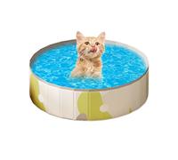 Genérico Foldable Dog Pool - Portable Puppy Wading Bathtub, Lightweight Foldable Design, Easy Storage, Durable Pet Swimming Pool | Dog Swimming For Puppy Small Medium Large Breeds Bunny Cats Kids