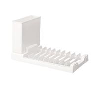 Genérico Foldable Drying Rack Dishes - Portable Dish Stand, Adjustable Kitchen Storage | Sturdy Utensil Holder, Space-Efficient Plate Drainer, Lightweight Organizer with Modern Style for Home Cook