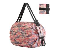 Genérico Foldable Shopping Bag - Reusable Large Shopping Tote Bag | Heavy Duty Tote Portable Carrying Organizer For Clothes Food Sports Daily Necessities Market Clothing Work