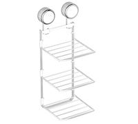 Genérico Foldable Storage Shelves Prep Station - Suction Cup Feature, 4 Inch External Metal Device, Weatherproof Dining Room Component, Durable Silver Fastener | Utility Tool For Vegetables & Fruits