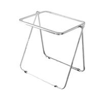 Genérico Foldable Table, Folding Dining Chair, Space Saver Weather Resistant Multi Use Stable Support Rust Proof Travel Friendly Scratch Resistant, Multipurpose Table for Living Room, Home, Balcony