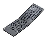 Genérico Foldable Wireless Keyboard - 115.94 Inch Portable Teclado | ABS Ultra-Thin Typing Device - 66 Keys X-Frame Quiet Keypad for Mobile Office and Travel, Ideal for Remote Work