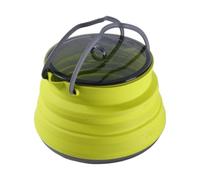 Genérico Folding Camping Kettle | 1.5L Silicone Water Kettle | Ultra-Light Portable Ķettle For Outdoor Camping, Hiking, Survival | Supports Open Flame & IH Induction Heating