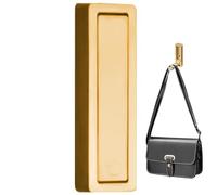 Genérico Folding Coat Hooks - Wall Mounted Adhesive Hanger for Small Spaces | Aerospace Aluminum with Retractable Tines & Heavy-Duty Load Capacity for Foyers, Closets, Mudrooms and Suites