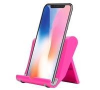 Genérico Folding Desktop Phone & Tablet Stand - Angle Viewing Function, Professional Home Office & Desk Support, Universal Smartphone Usage, Non Slip Weighted Base & Pocket Size