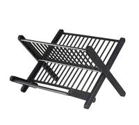 Genérico Folding Dish Rack - Counter Organizer, Triangular Frame Dryer, Space Saving Kitchen Tool, Portable Storage Stand | Cup Drying, Bowl Organizer, Plate Storage, Chopstick Holder, Utensil Rack