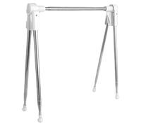 Genérico Folding Drying Rack - Retractable Laundry Stand for Space Saving Use | Stainless Steel Frame with Expandable, Multi Layer Air Dry System for Balcony Bathroom Patio Indoor Setup