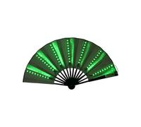 Genérico Folding Fan, Led Hand Fan, Performance Ready Lightweight Design Wedding Accessory Comfortable Grip, Performance Props for Wedding Night Club, Hot Weather Cooling Tools