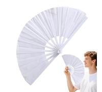Genérico Folding Fans For Women | Foldable Dance Props,Handheld Womens Traditional Fan Use For Dancing Performances Kung Fu Cosplay Event Party Men Women Dancer, 14.17x1.97x1.97 Inches