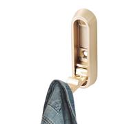 Generico Folding Hooks Wall Mount, Backpacks Hanger, 7,3 x 2,3 x 1,3 cm, Heavy Duty Wall Mounted Hook, Space-Saving Zinc Alloy, Foldable Coat Hook for Towel, Hat, Bag, Jacket Storage
