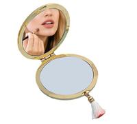 Genérico Folding Mirrors -Face Mirrors | Makeup Mirror, Folding Portable Handheld Accessories - Makeup Compact Mirror For Family Men Women Adults Kids Home Indoor Outdoor Travel Commute