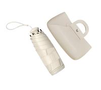 Genérico Folding Parasol, Ultra-Compact Sun Parasol, 6.5-Inch Travel Case with Total UV Block, Weatherproof Heat-Shield for Hot Weather Mountain Climbing, Camping, and Outdoor Sports