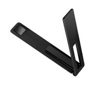 Genérico Folding Phone - Slim Zinc Alloy Multi-Angle Cellphone Stand | Portable Adhesive Back Magnetic Holder Rest For Vertical and Horizontal Desk Viewing Compatible with All Phones