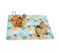 Genérico Folding Picnic Blanket For Outdoor - 78.7x60 Inch Folding Mat | Family Outing Mat | For Beach Picnic Camping Outdoor Travel Vacation Festival Backpackings