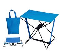 Genérico Folding Stool - Portable Compact Seat for Outdoor Use | Metal Frame Support with Structure, Lightweight Carry Design for Camping Hiking Picnic Beach Travel Event Seating