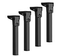 Genérico Folding Table Legs - 4 Pieces Desk Accessories, Outdoor Camping Table Legs For Apartment Home Office Workshop Craft Room Garage Trade Shows Party Hosting Mobile Workstation