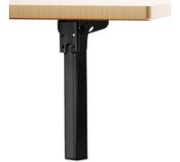 Genérico Folding Table Legs - Carbon Steel Heavy Duty | Adjustable Laptop Table Legs, Foldable Furniture Replacement Accessory | Compact Self-Locking Design For Desk, TV Stand, Nightstand, Bed, Sofa