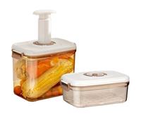 Generico Food Containers With Lids - Vacuum Jar, Kitchen Storage Box | Medium Airtight Container With Sealable Lid, Reusable Microwave-safe Lunch Jar For Home Meal Prep Travel Fridge Snack Picnic