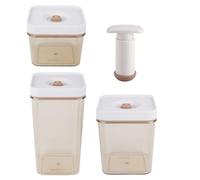 Genérico Food Containers with Lids, Vacuum Sealed Storage Jars, Microwave-Safe Lunch Boxes, Leakproof Design, for Kitchen, Travel, Restaurant, Home, Offices, Picnic, Apartment